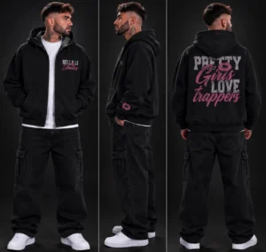 Pretty Girls Love Trappers — Double ZIP Hoodie
