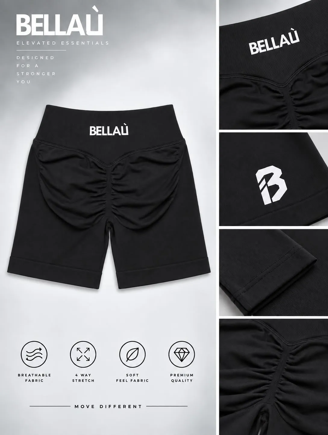 Active Elevated Essentials — Gym Shorts - Image 2