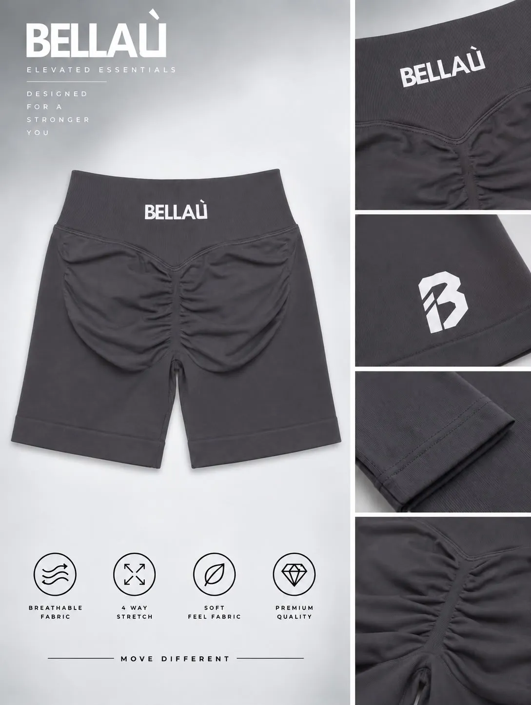 Active Elevated Essentials — Gym Shorts - Image 3